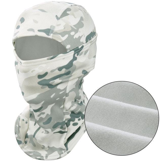 Winter Warmer Fleece Tactical Balaclava Full Face Mask Ski Paintball Running Hunting Hiking Cycling Sports Snowboard Scarf Men Motocross Summer Men Face Scarf Mask Sunscreen Dustproof Army Cycling Hunting Fishing Tactical Airsoft Hat